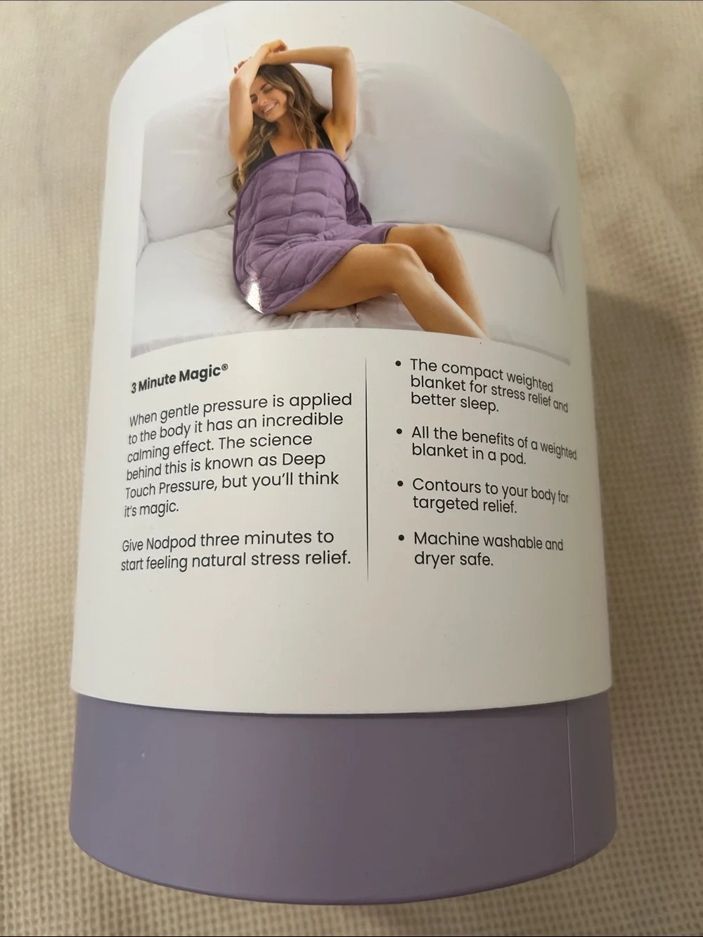 NODPOD BODY® Weighted Body Pod, Wisteria, 24”x29”, NWT